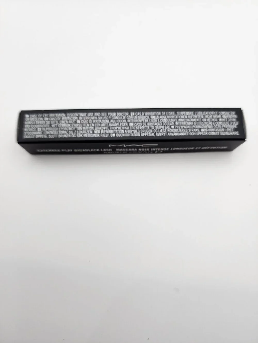 MAC Extended Play Gigablack Lash Mascara Noir Intense Black 0.2oz/5.7g NIB